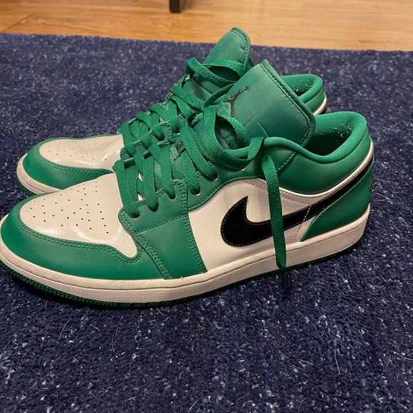 Nike Jordan 1 Low Pine Green (Used, Size 12) - Picture 1 of 6